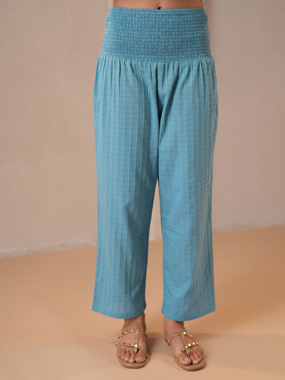 Women's Blue Maternity Kurta Sets