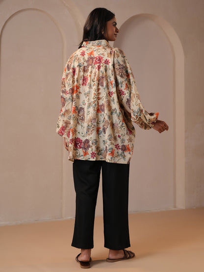 Women's Beige Maternity Tops