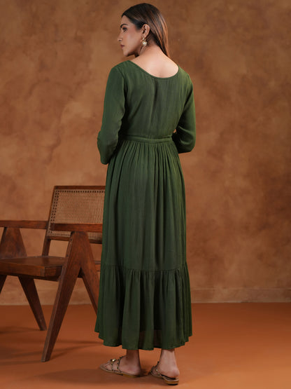 Women's Green Maternity Dress