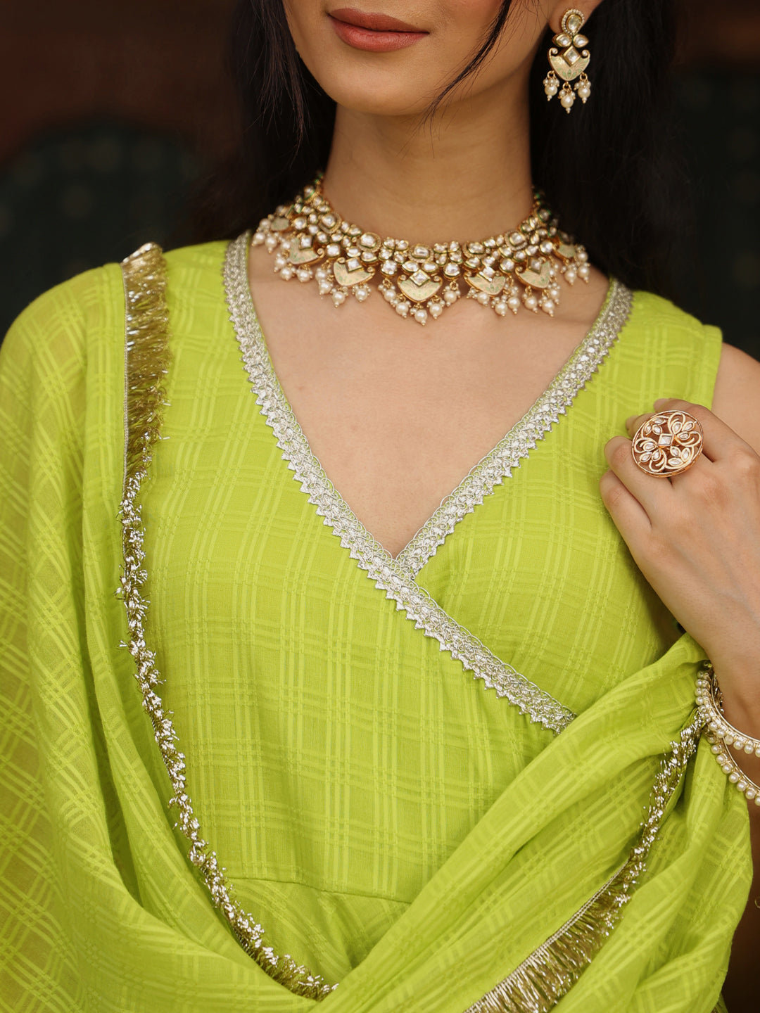 Women's Peplum Sharara Set with Dupatta