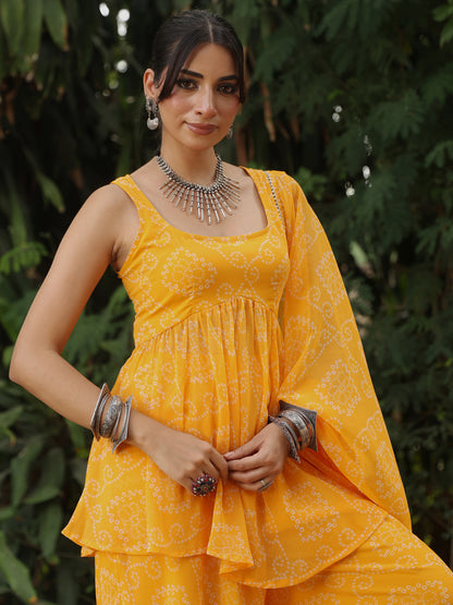 Women's Bandhni Skirt Set