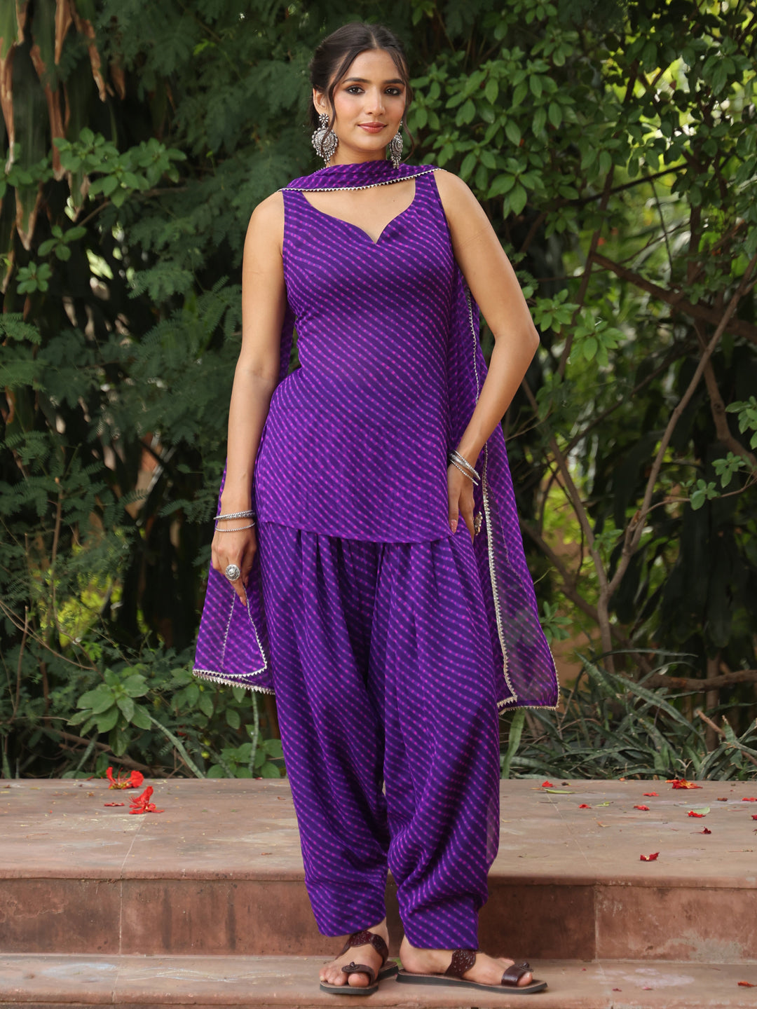 Women's Lehriya Farshi Set