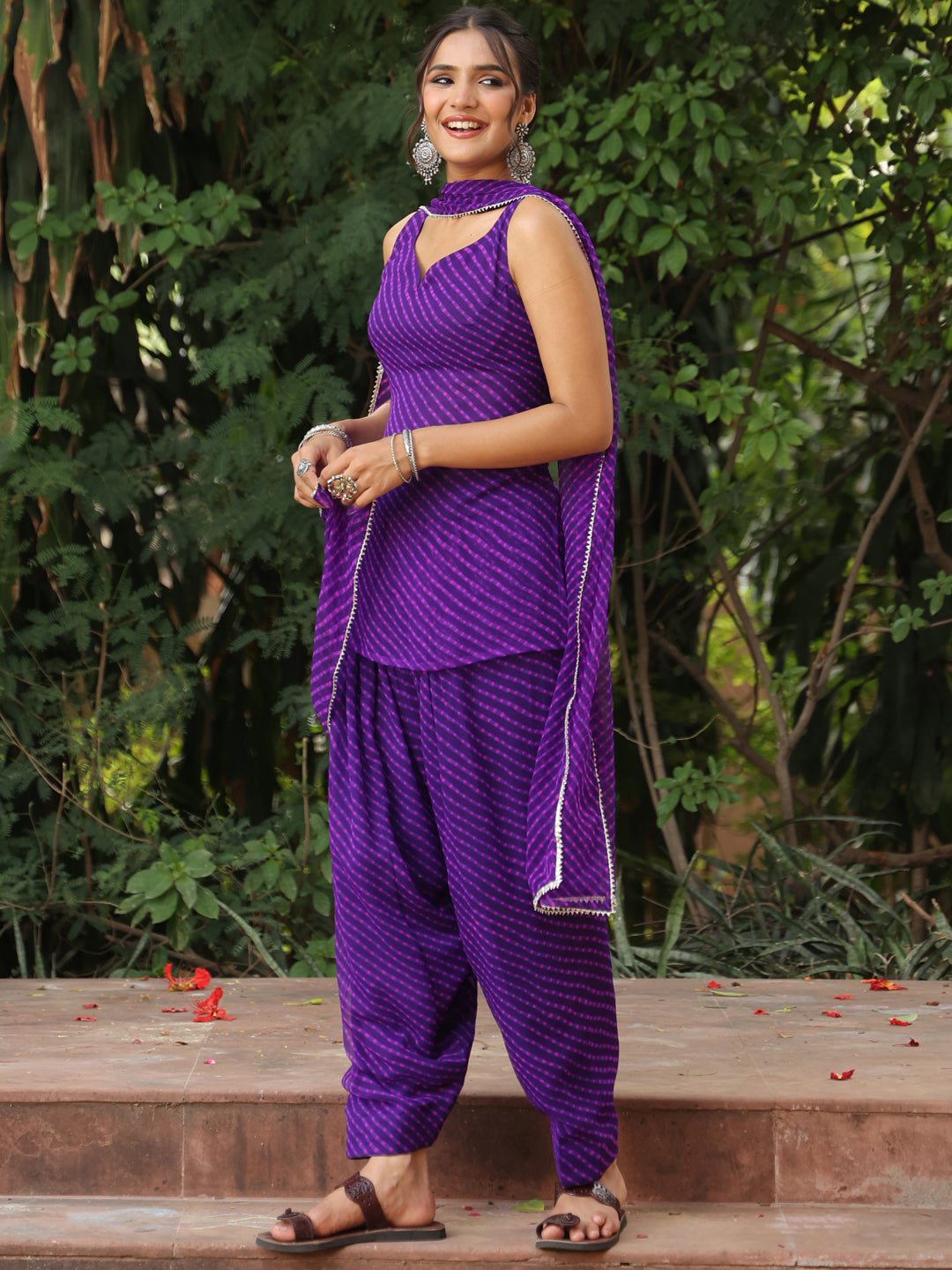 Women's Lehriya Farshi Set