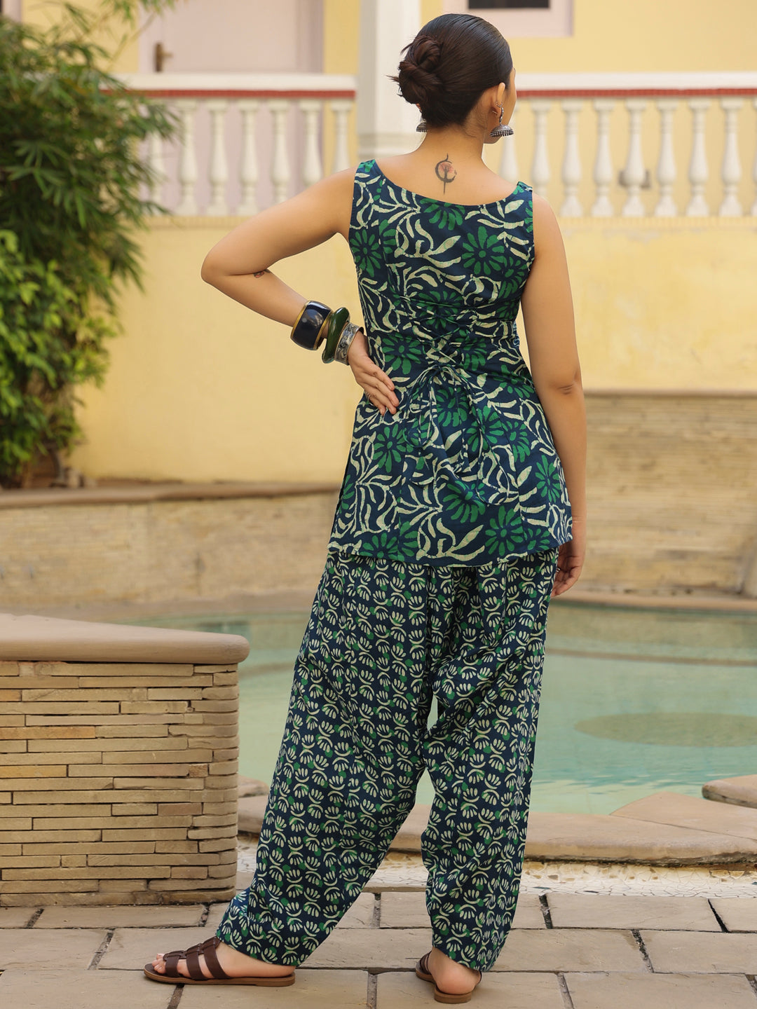 Women's Cotton Kurta With Salwar