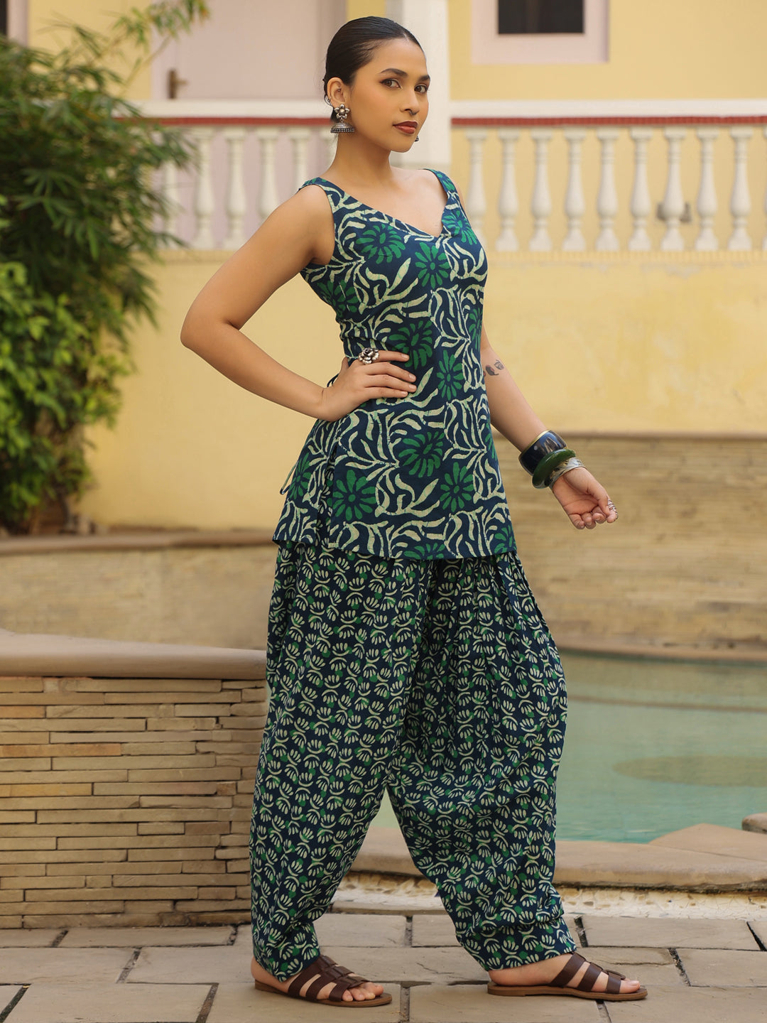 Women's Cotton Kurta With Salwar