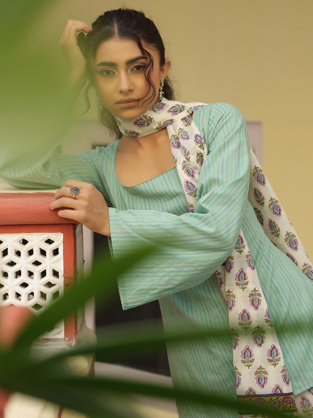 Women's Printed Farshi Suit Set