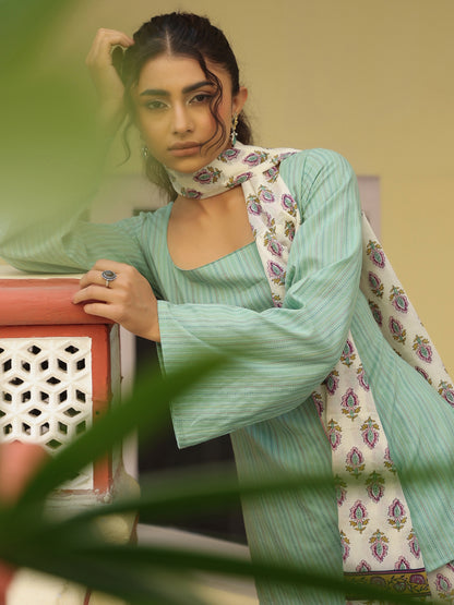 Women's Printed Farshi Suit Set
