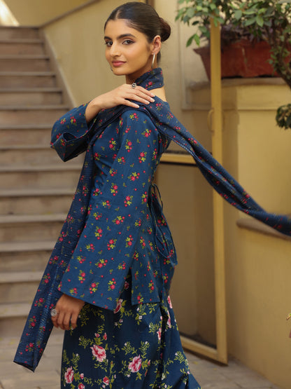 Women's Cotton Kurta With Salwar and Dupatta