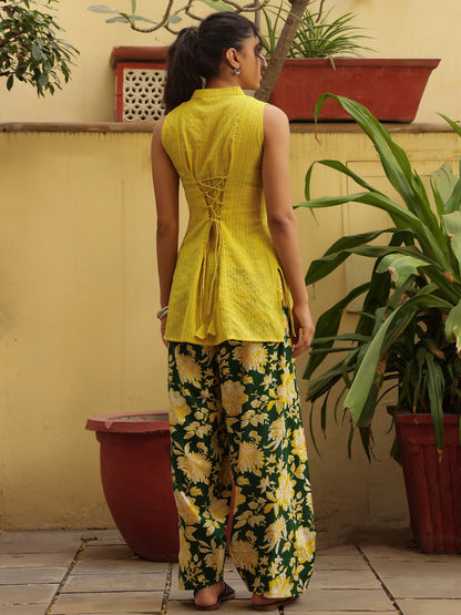 Women's Printed Cotton Farshi Kurta Set