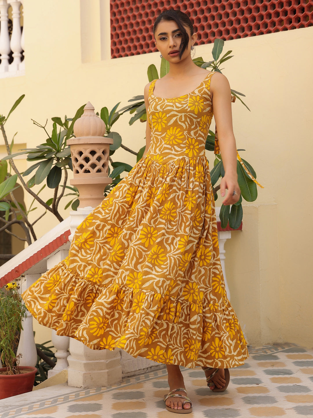 Buy Women's Fit and Flare Corset Dress Online in India