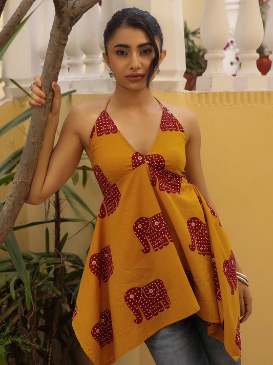 Women's Halter Neck Kurti