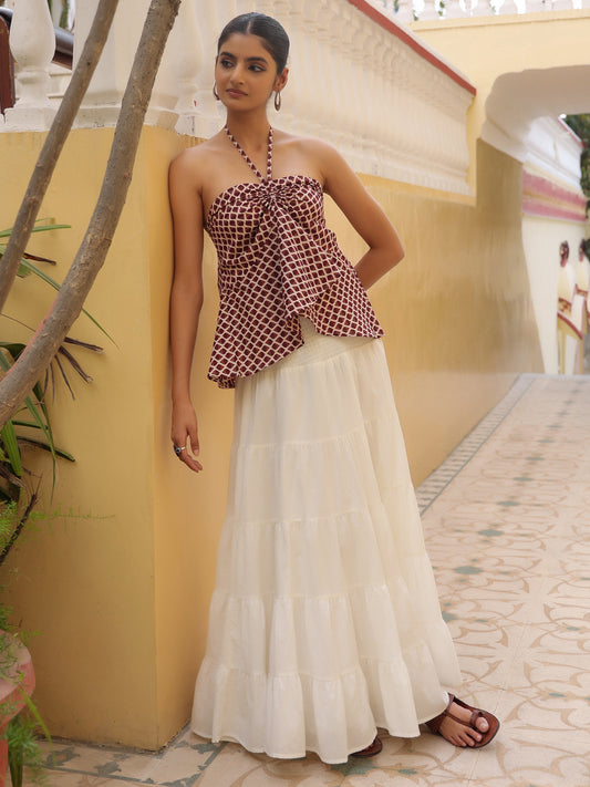 Women's Printed Cotton Top