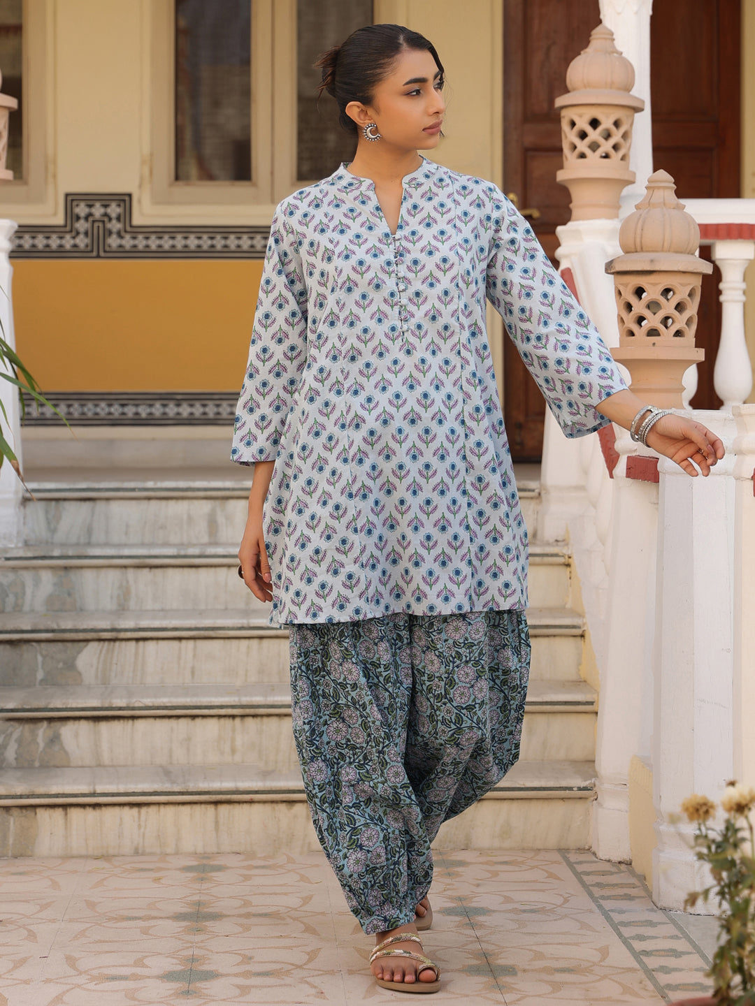 Women's Cotton Printed Co ord Set