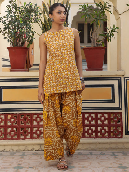 Women's Printed Farshi Kurta Set