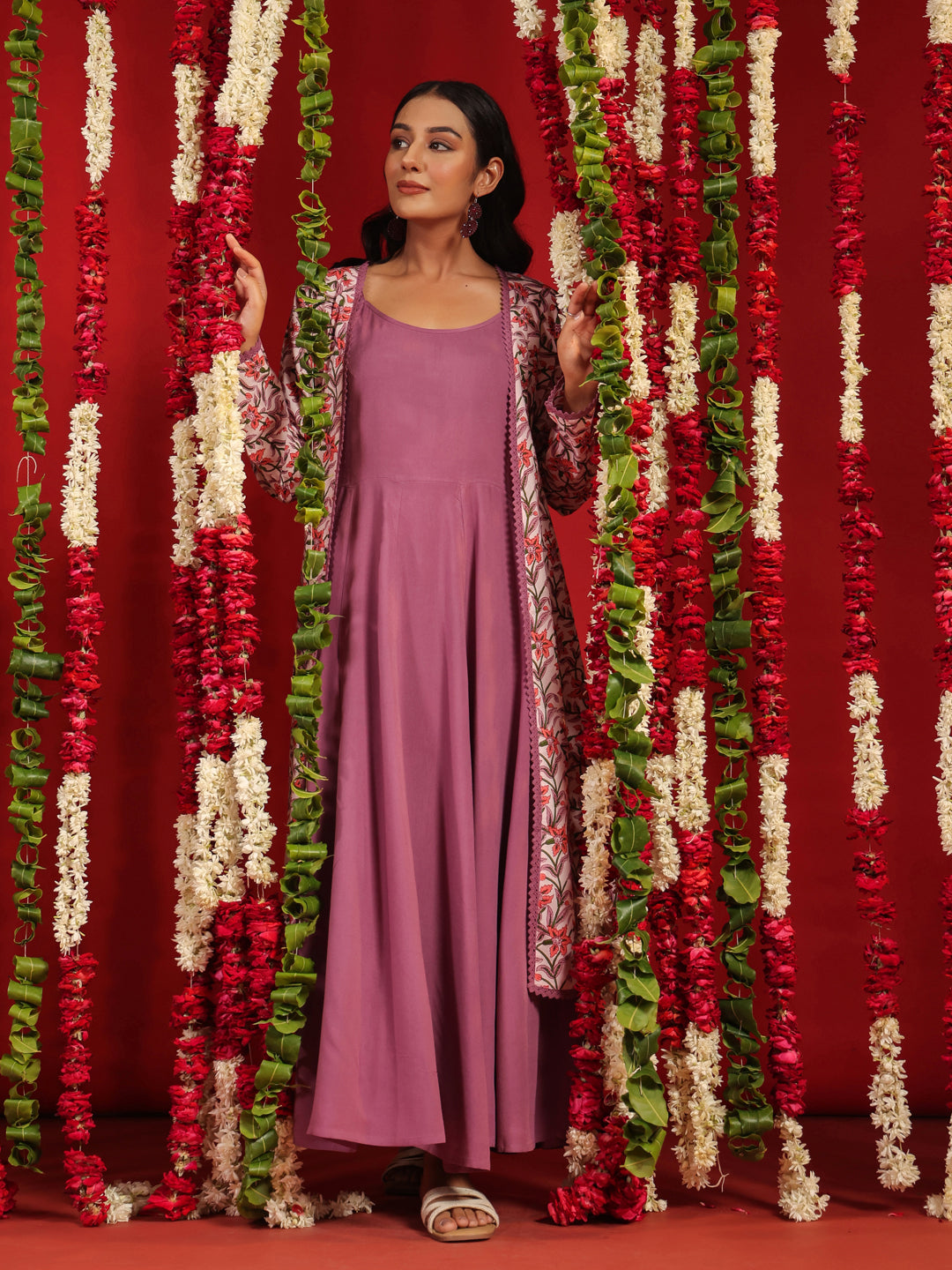 Buy Women's Flared Dress With Jacket Online in India | Anayna Buy Women's Flared Dress With Jacket Online in India | Anayna