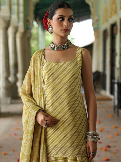 Women's Leheriya Skirt Set