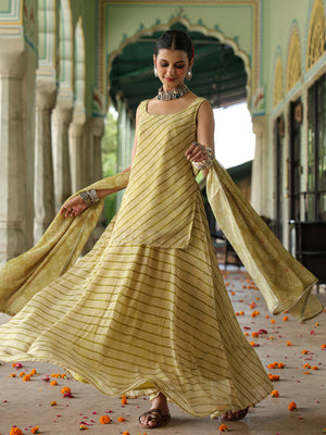 Women's Leheriya Skirt Set