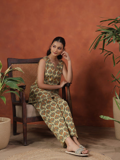 Women's Cotton Printed Co-ord Set