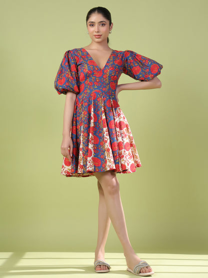 Women's Cotton Fit and flare dress