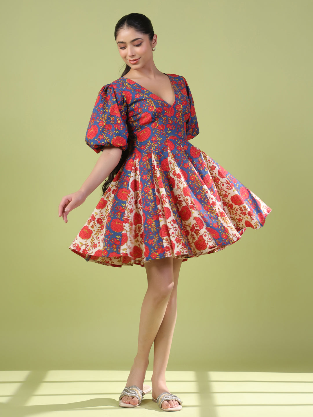 Buy Women's Cotton Fit and flare dress Online in India | Anayna Buy Women's Cotton Fit and flare dress Online in India | Anayna