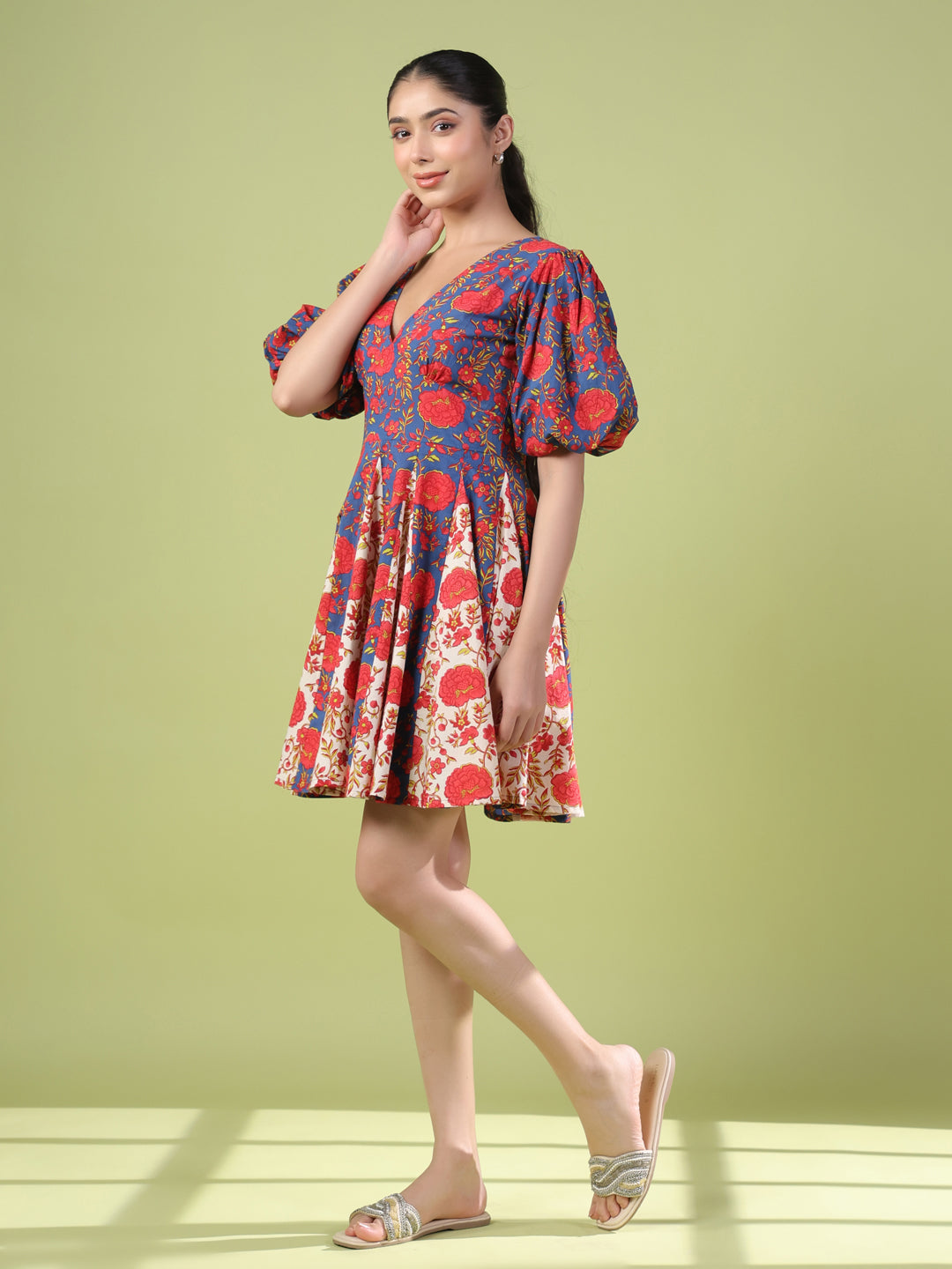 Women's Cotton Fit and flare dress