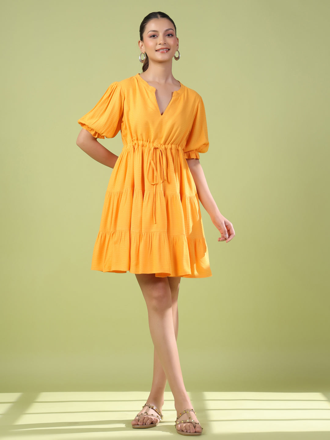 Women's Short Tiered Dress