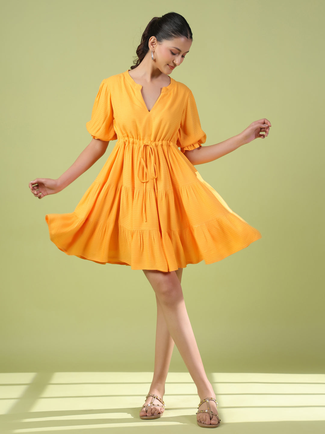 Women's Short Tiered Dress