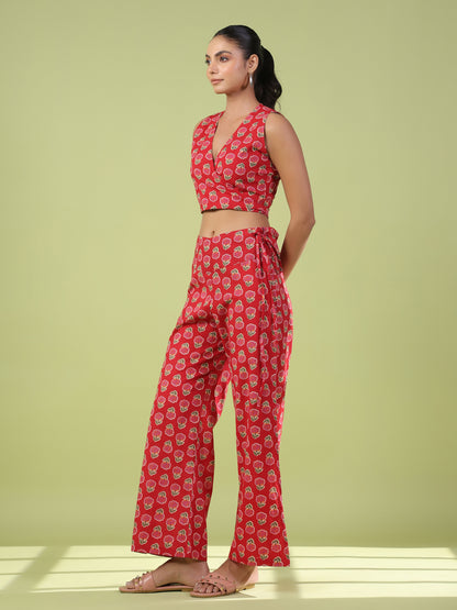 Women's Cotton Printed Co-ord Set