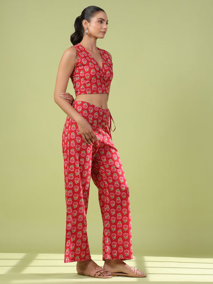 Women's Cotton Printed Co-ord Set