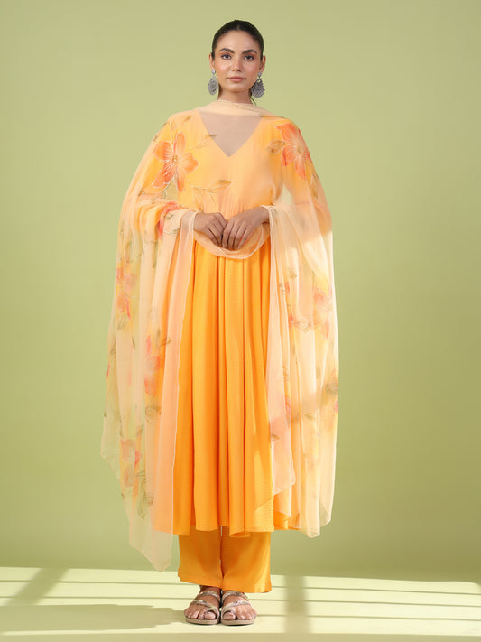 Women's  Kurta Set With Dupatta