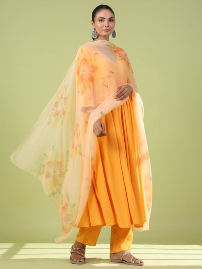 Women's Kurta Set With Printed Dupatta
