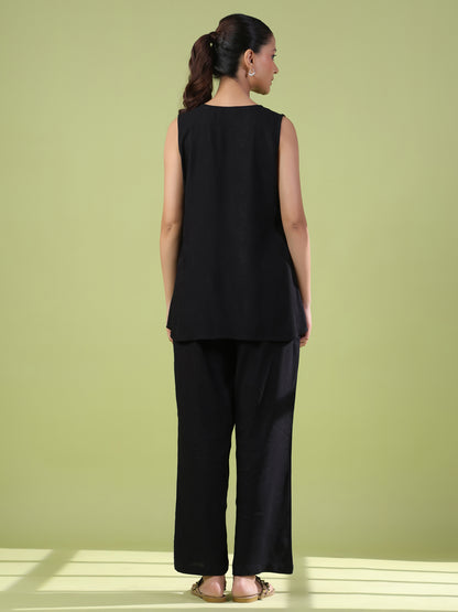 Women's Sleeveless Co Ord Set