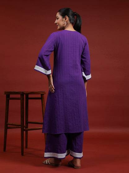 Women's Cotton Kurta With Trousers