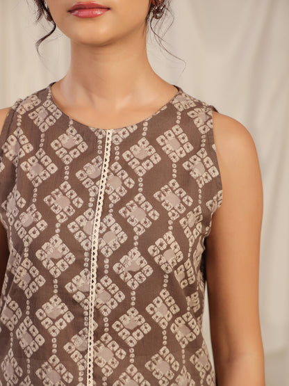 Women's Grey Short Kurti