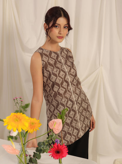 Women's Grey Short Kurti